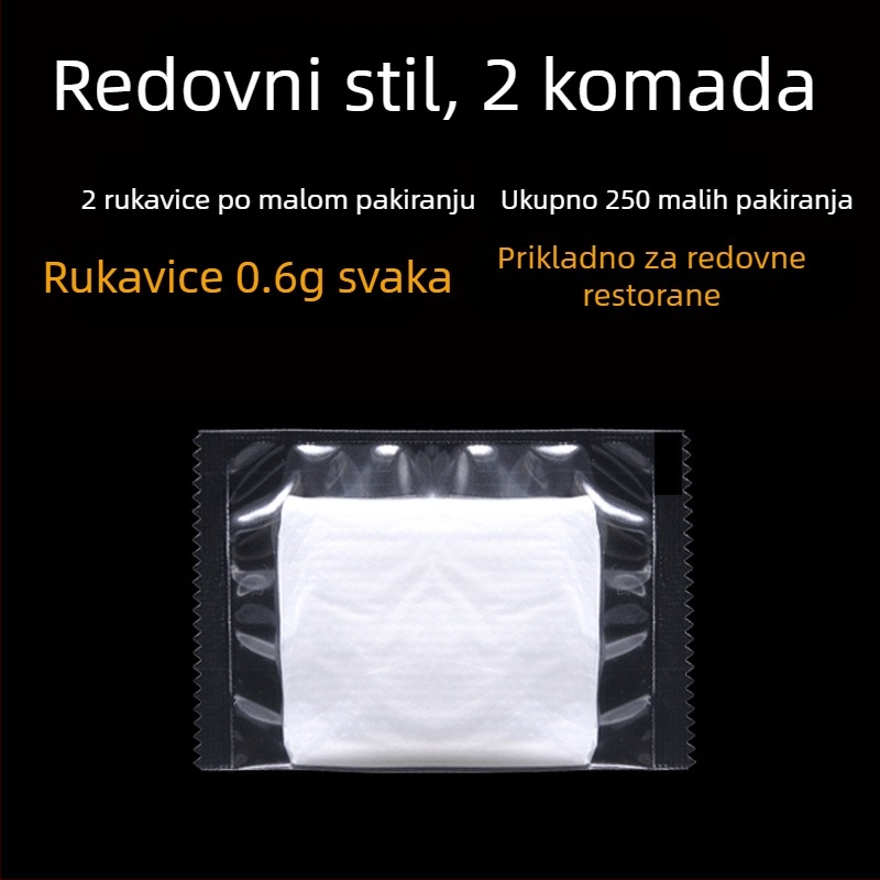 Izuzetno debela jednokratna rukavica, prehrambene kvalitete, za komercijalnu i kućnu upotrebu, za pranje suđa i kuhinjske poslove, otporne, prozirni PE plastični materijal
