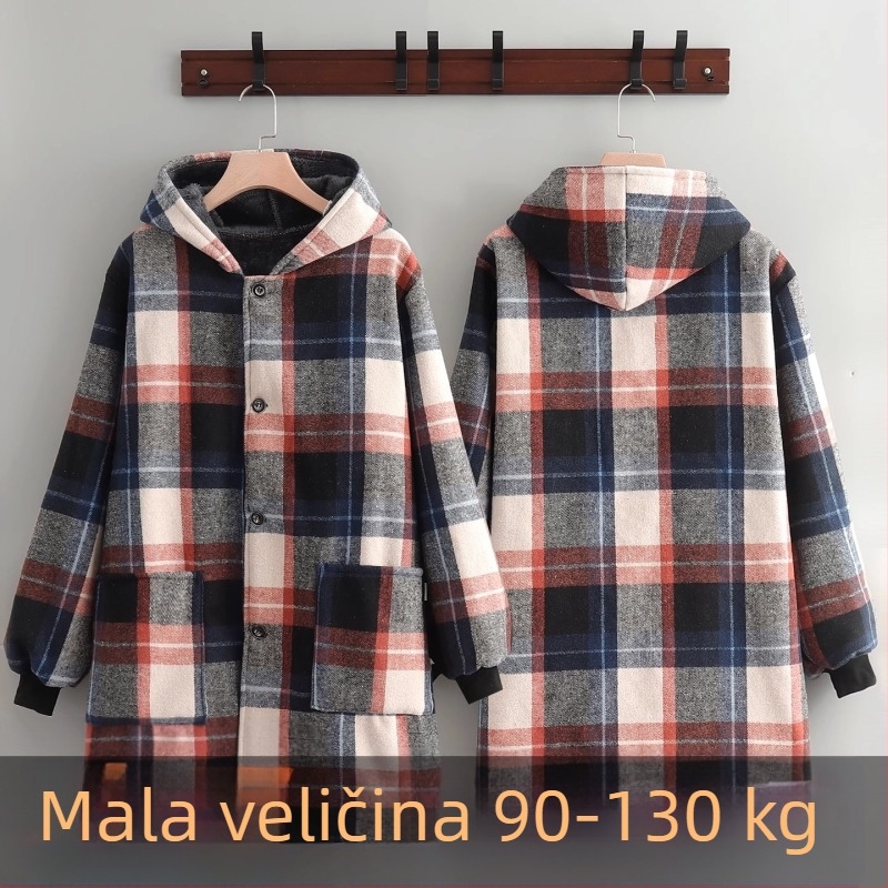 Topla kuhinjska pregača s dugim rukavima za odrasle, otporna na ulje, prugasta