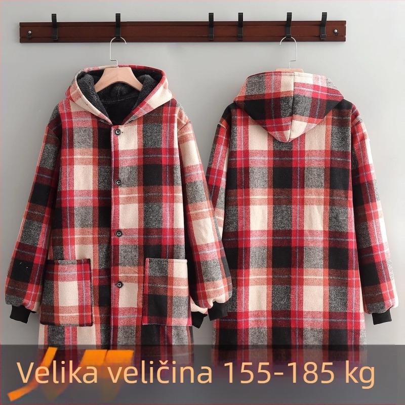 Topla kuhinjska pregača s dugim rukavima za odrasle, otporna na ulje, prugasta
