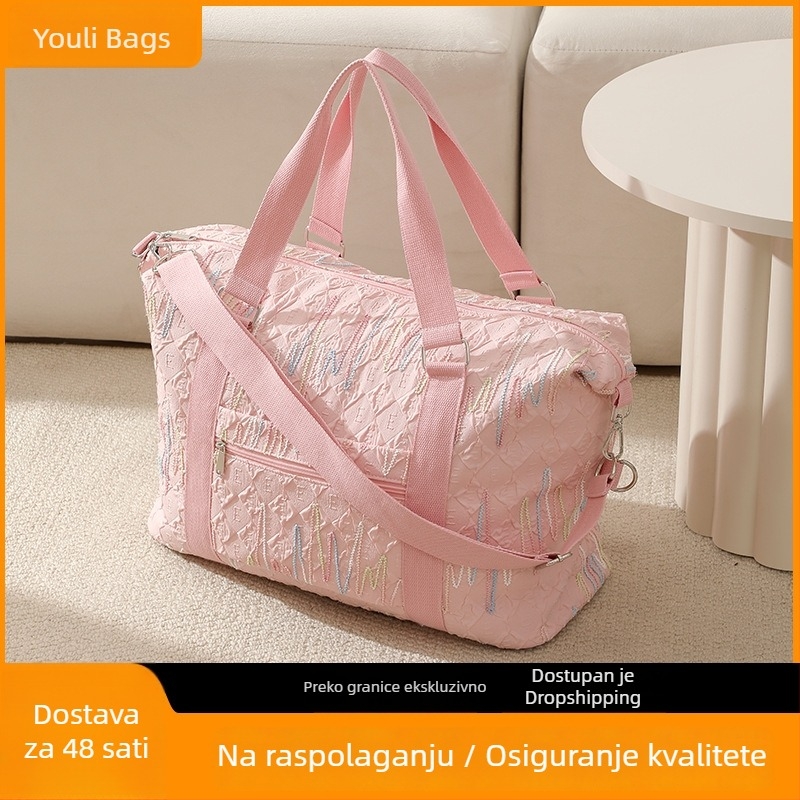 Torba za kozmetiku i putovanja, velika kapaciteta, s naramenicom, od Oxford platna