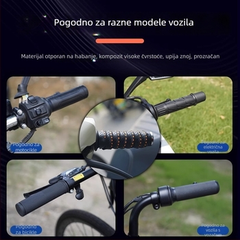 Navlaka za ručicu volana motocikla s protukliznim pokrovom, PVC, vodootporna