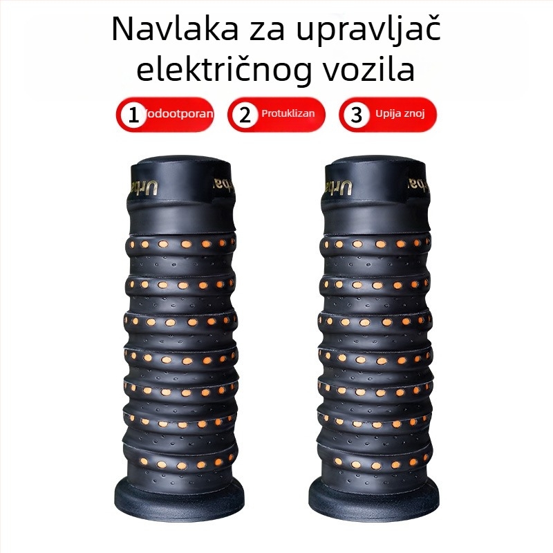 Navlaka za ručicu volana motocikla s protukliznim pokrovom, PVC, vodootporna
