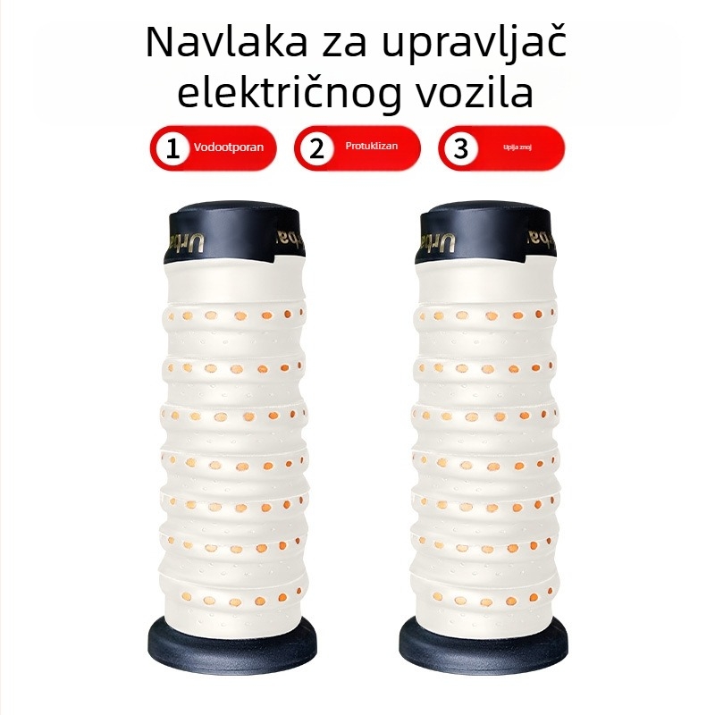 Navlaka za ručicu volana motocikla s protukliznim pokrovom, PVC, vodootporna