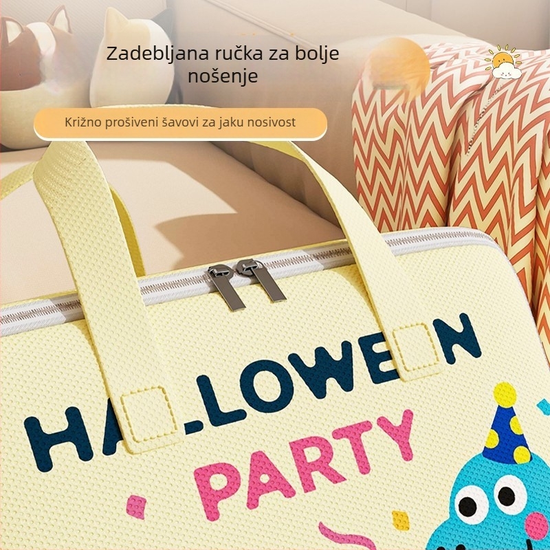 Torba za pohranu deke za djecu, prijenosna torba za odjeću s crtić dizajnom