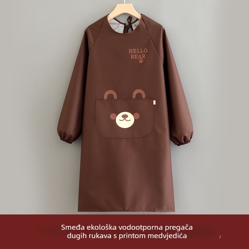 Vodootporni dugi rukav zaštitni smock za kuhinju, kuhanje, kućnu upotrebu i usluge u restoranima