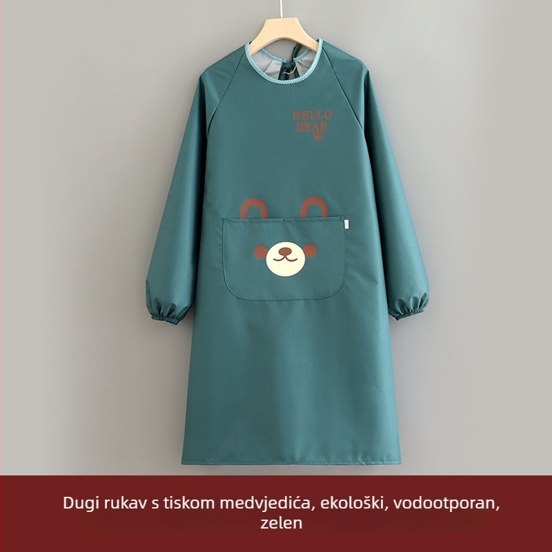 Vodootporni dugi rukav zaštitni smock za kuhinju, kuhanje, kućnu upotrebu i usluge u restoranima