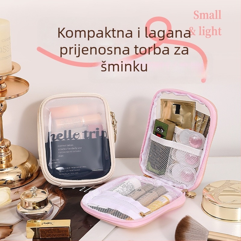 Putna kozmetička torbica velike kapacitete, 2025 nova visoke kvalitete, prijenosni organizator za njegu kože i toaletne potrepštine