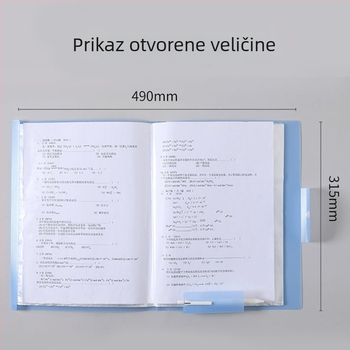 A3 mapa za ispite i nastavne dokumente, za osnovnu i srednju školu