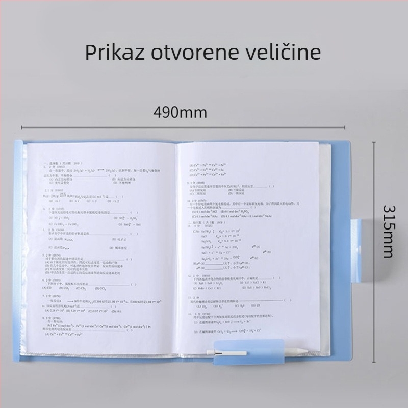 A3 mapa za ispite i nastavne dokumente, za osnovnu i srednju školu