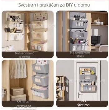 Zidni viseći organizator za pohranu – kupaonica, kuhinja, dom učenika, iza vrata; za donje rublje, čarape, kozmetiku i ostale predmete