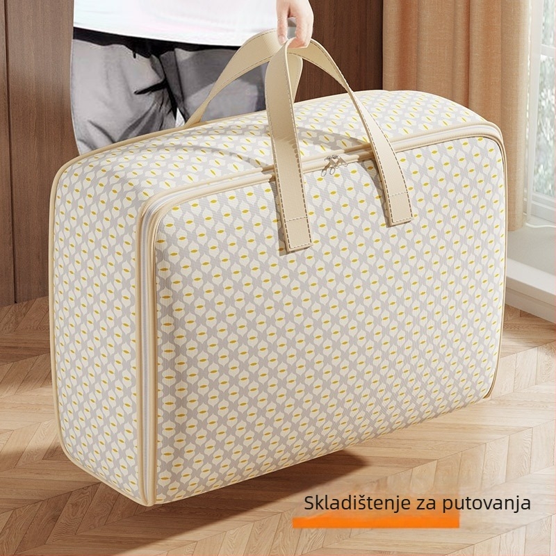 Netkana torba za preseljenje s velikim kapacitetom, torba za pakiranje i organiziranje prtljage, vodootporna i otporna na vlagu, skladište za deke