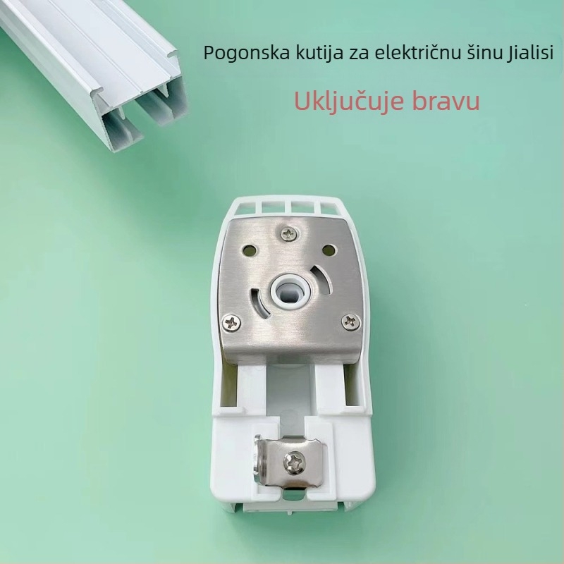 Električna šina za zavjese 82 – prijenosna kutija, glavna kutija i pribor za pametne zavjese, sekundarna kutija