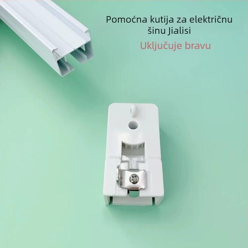 Električna šina za zavjese 82 – prijenosna kutija, glavna kutija i pribor za pametne zavjese, sekundarna kutija