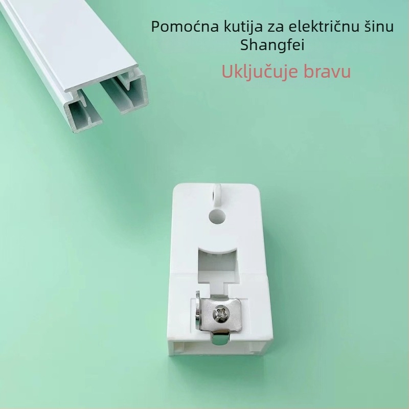 Električna šina za zavjese 82 – prijenosna kutija, glavna kutija i pribor za pametne zavjese, sekundarna kutija
