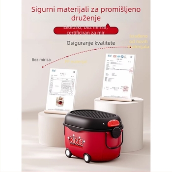 Kutija za pohranu igračaka s kotačićima, crtani dizajn, kapacitet 20–30 L, set od 3 komada, za igračke, odjeću i knjige