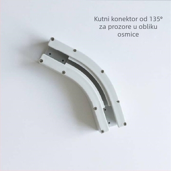 Motorizirani spojnik za zavjesnu tračnicu, kutovi 90° i 135°