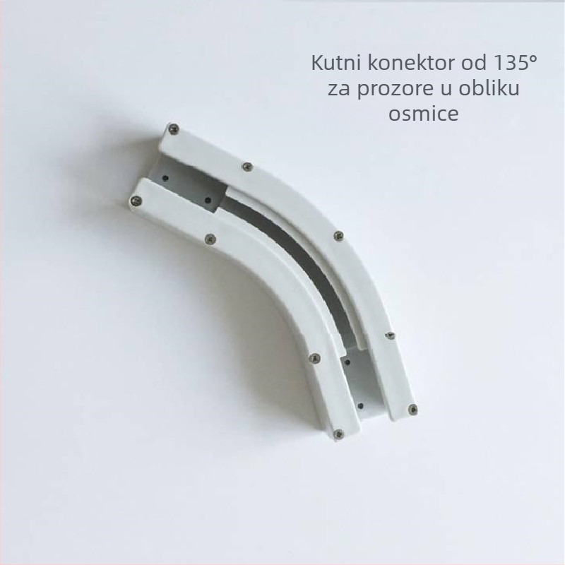 Motorizirani spojnik za zavjesnu tračnicu, kutovi 90° i 135°