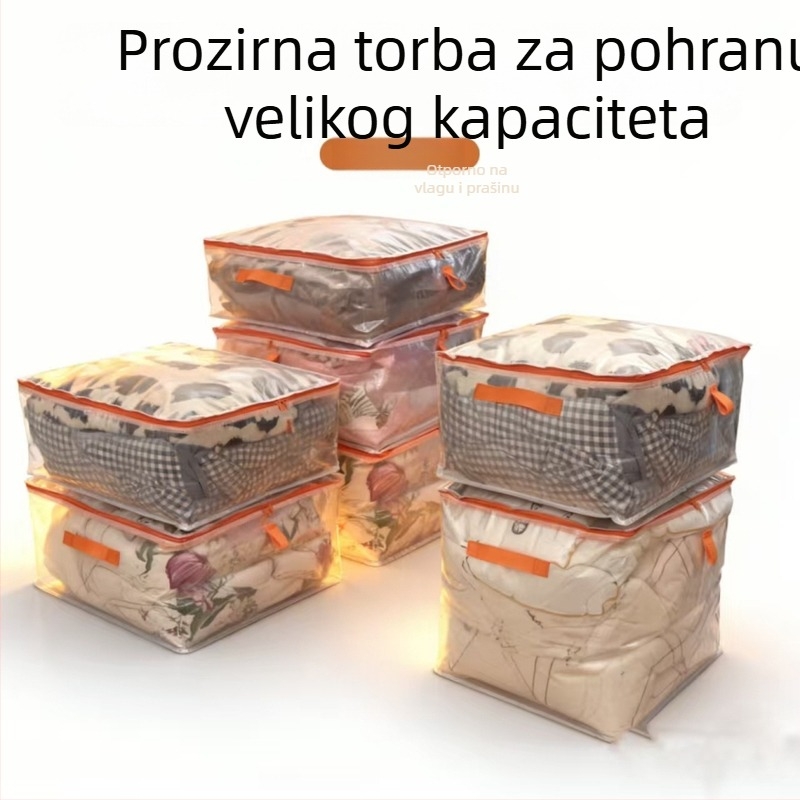 Pakala torba za pohranu zimskog ćebeta i perjane jakne, otporna na prašinu, velika zapremina, za kućnu upotrebu