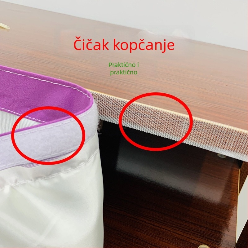 Univerzalna zaštita ormara s Velcro zatvaračem, bez bušenja rupa, minimalistička tkanina za kućnu upotrebu