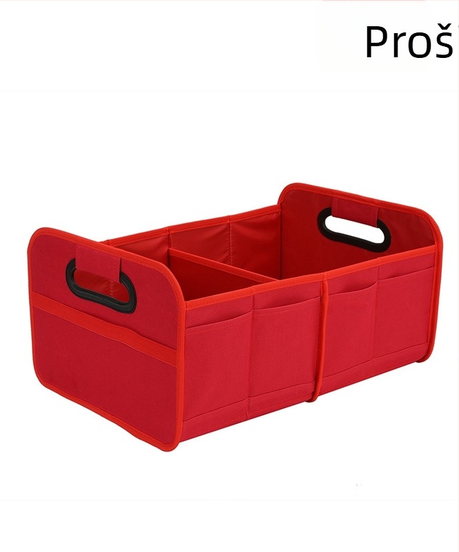 Sklopivi organizator za prtljažnik automobila, 35L, Oxford platno, vodootporan, otporan na tlak, s ručkom, univerzalna kompatibilnost, mogućnost tiskanja logotipa