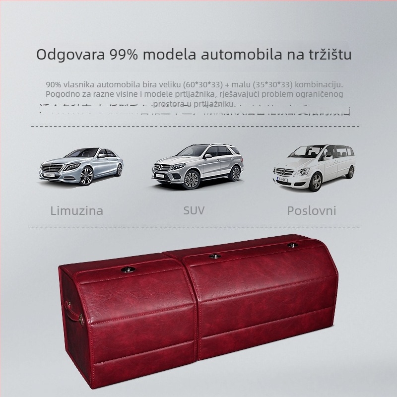 Sklopivi organizator za prtljažnik automobila