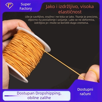 Elastični konac za nanošenje perli s jezgrenim omotom, budističke perle, izradu nakita i narukvica
