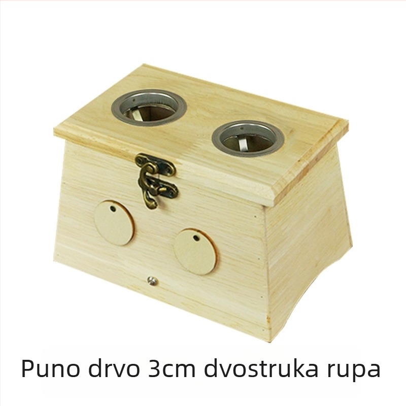 Yaoyibao Drvena kutija za moksibustiju s kontrolom temperature, rogasto kopčanje, velike i male veličine, prijenosna kutija za moksibustiju i uređaj za leđa