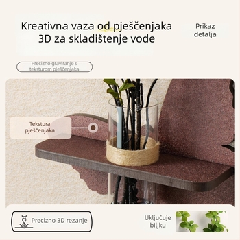 Dekorativna slika za hodnik s hidroponijskim biljkama i LED osvjetljenjem