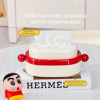 Zidna kutija za maramice za kupaonicu s modernim minimalističkim dizajnom, višenamjenski držač za papir i maramice