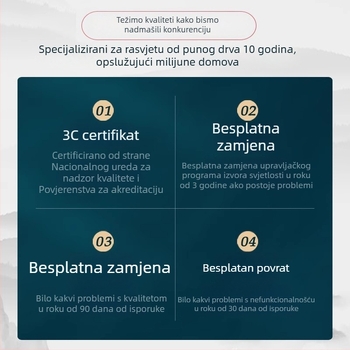 Moderna LED zidna svjetiljka u kineskom stilu, minimalističkog kvadratnog oblika, orah boja, pogodna za spavaću sobu i hodnik