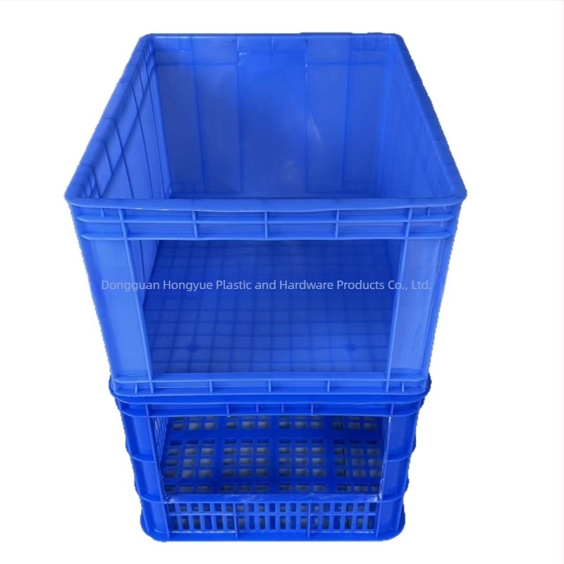 Plastična kutija za skladištenje s bočnim otvorom, čvršće stijene, injekcijsko oblikovanje, otvorena bočna strana, dimenzije 540×420×240 mm