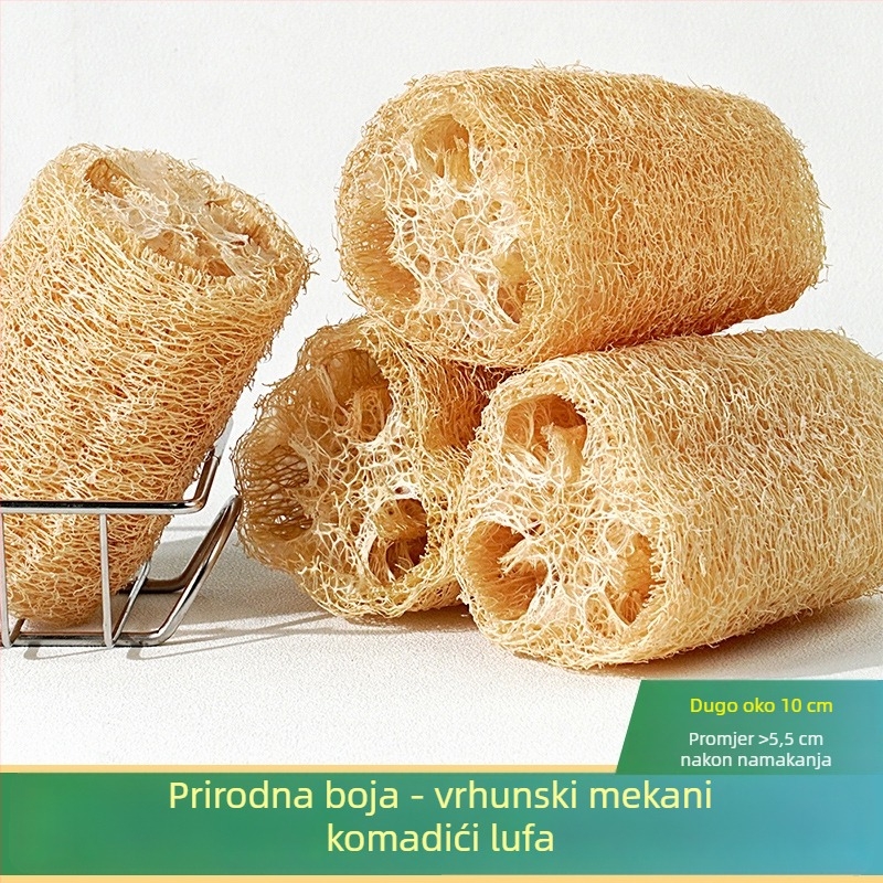 Spužva od loofe za čišćenje, zelena loofa s farme, krpa za suđe, kuhinjski scrub, bez masnoće, za tuširanje i ribanje
