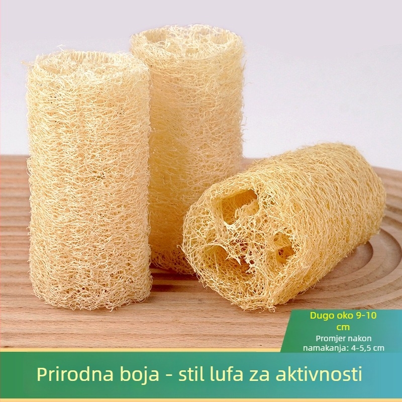 Spužva od loofe za čišćenje, zelena loofa s farme, krpa za suđe, kuhinjski scrub, bez masnoće, za tuširanje i ribanje