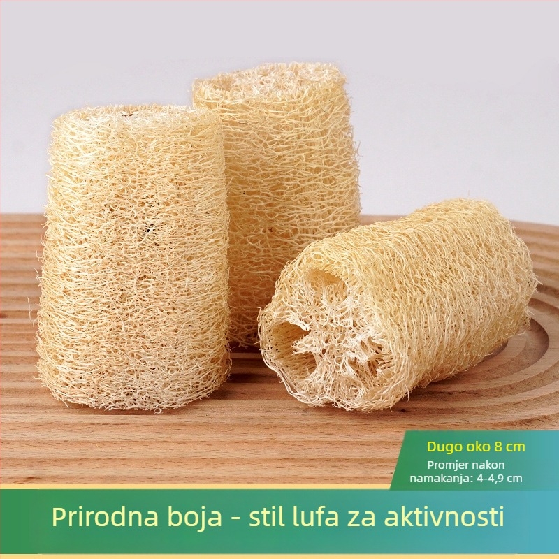 Spužva od loofe za čišćenje, zelena loofa s farme, krpa za suđe, kuhinjski scrub, bez masnoće, za tuširanje i ribanje