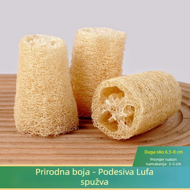 Spužva od loofe za čišćenje, zelena loofa s farme, krpa za suđe, kuhinjski scrub, bez masnoće, za tuširanje i ribanje