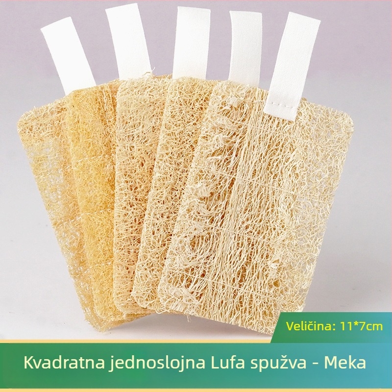 Spužva od loofe za čišćenje, zelena loofa s farme, krpa za suđe, kuhinjski scrub, bez masnoće, za tuširanje i ribanje