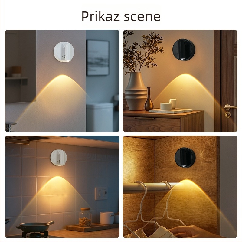 Punjiva magnetska LED zidna svjetiljka USB, senzor dodira za hodnik