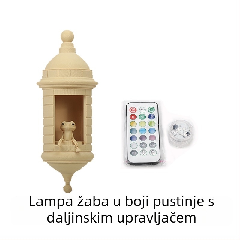 Garita zidna lampa Coqui žaba, 3D ispisana lampa, na skladištu