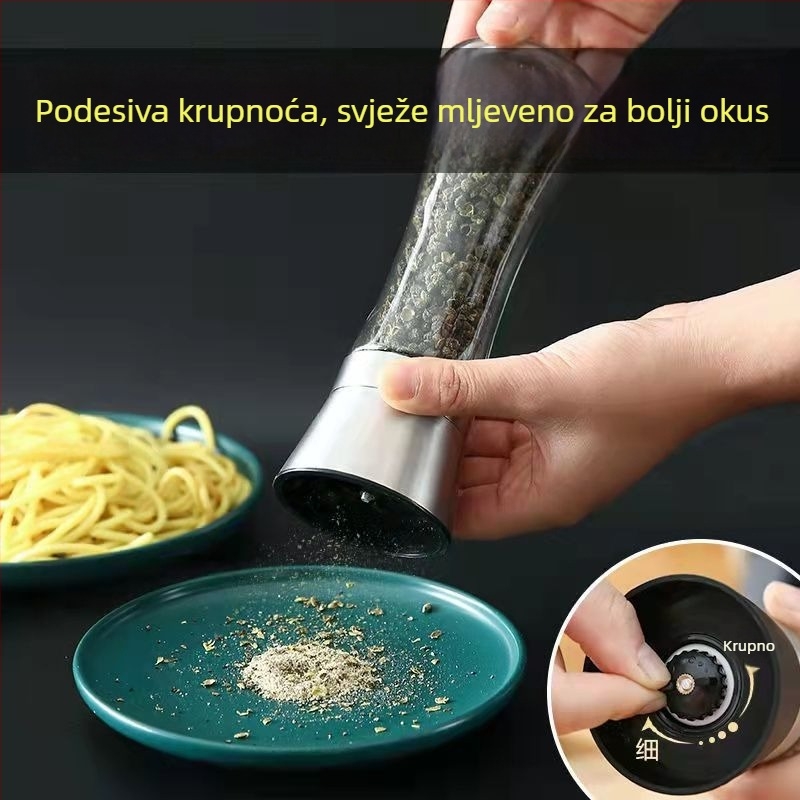 Ručni mlin za crni papar, sezam i morsku sol