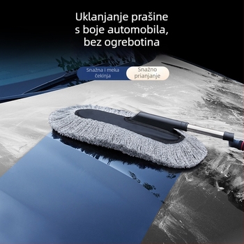 Set za čišćenje automobila: četka za prašinu, aplikator voska, mop za pranje auta