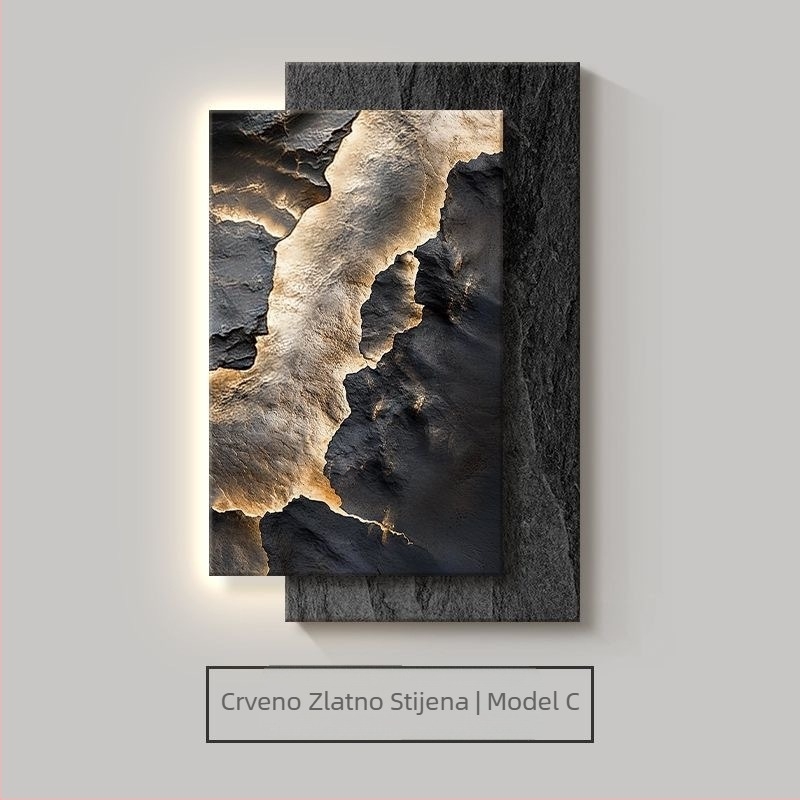 Visoko kvalitetna slika od pijeska za ulaz – dekorativna slika za hodnik, bez okvira, novi dizajn, ambijentalna zidna svjetiljka