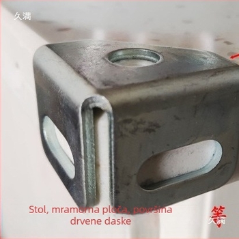 304 nehrđajući čelik kutni nosač, galvanizirani trokutasti zaštitnik ruba za namještaj i police, metalni hardver dodatak
