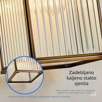 Vanjska zidna svjetiljka za ulaz u vilu, balkon, vrt, vanjske zidove, paviljon kineskog stila, dvorišna svjetiljka