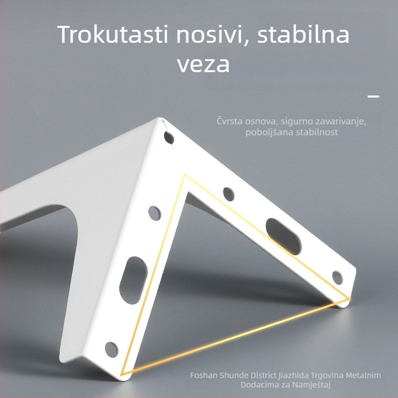 JD-trident Metalne noge za namještaj – trostrane noge za sofu, TV komodu, stol za kavu i kupaonski ormarić