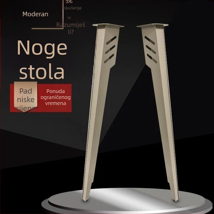 Gold Dragon sklopive noge stola od kovanog željeza, neovisno stopalo za uredski stol