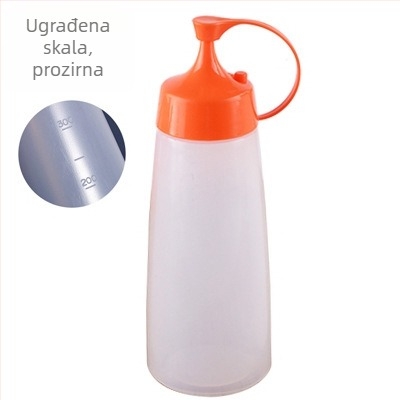 Debela boca za istiskivanje umaka – plastična mekana boca za kečap, preljev i džem, komercijalna uporaba