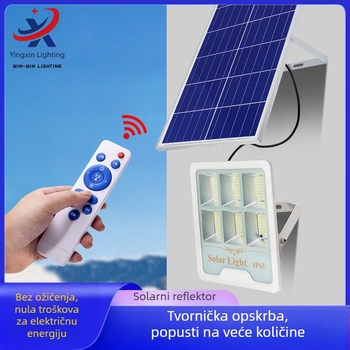 Solarna LED zidna svjetiljka za vanjsku upotrebu sa senzorom pokreta, vodootporna IP65