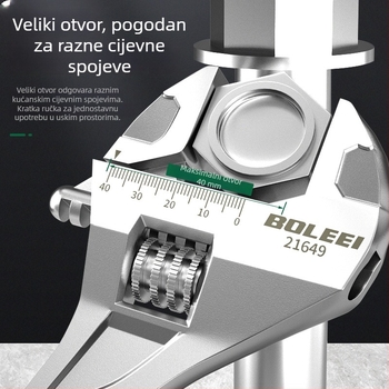 Univerzalni podesivi ključevi s velikim otvorom za kupaonicu