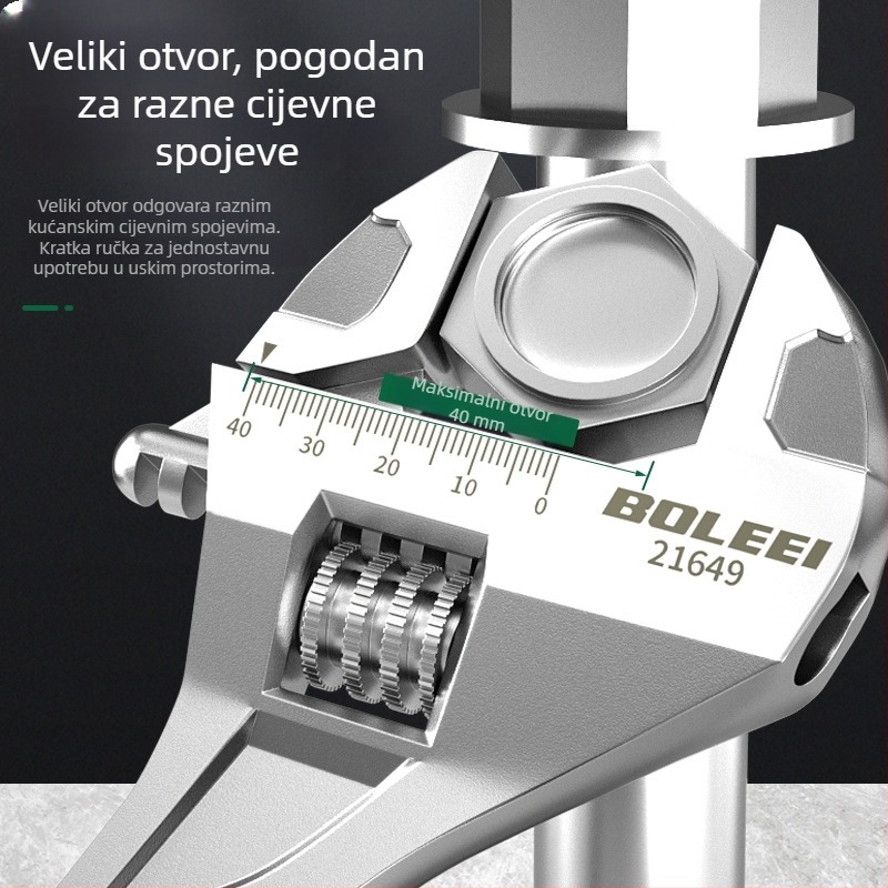 Univerzalni podesivi ključevi s velikim otvorom za kupaonicu