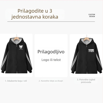 Kratka pregača za niske žene, s dugim rukavima, kuhinjska pregača, vodootporna, pogodna za vanjsku upotrebu, s tiskom